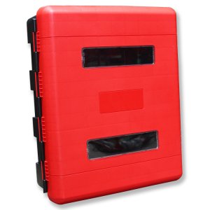red-double-extinguisher-cabinet