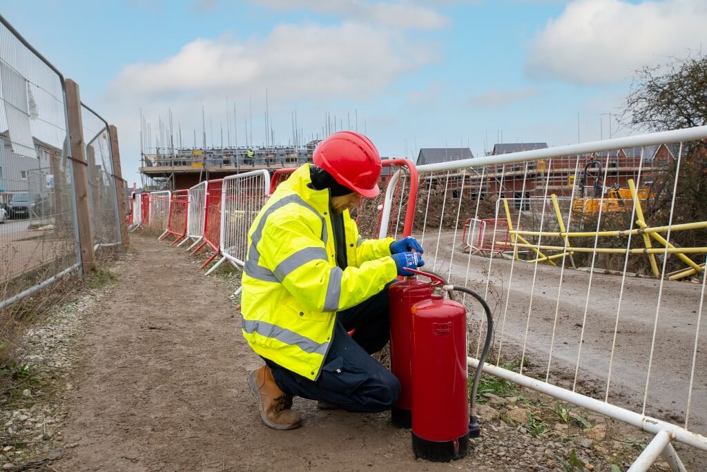 Construction Site Fire Extinguishers UK Guide 2022